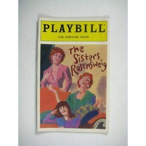 Sisters Rosensweig Playbill June 1994 Michael Learned Linda Lavin Tony Roberts